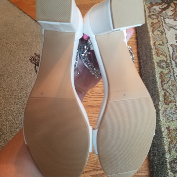 White glitter heels - Picture 5 of 5